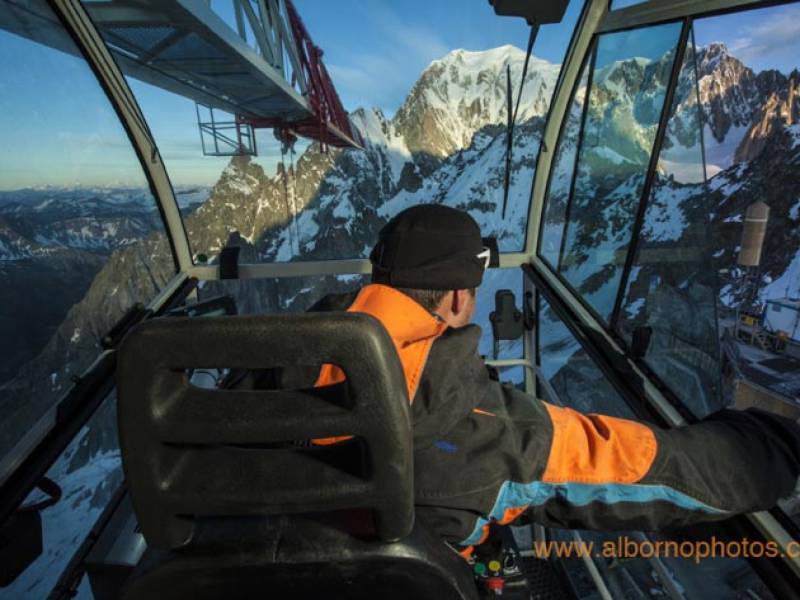 cogeis lavori - alta quota opere civili funiviarie - funivie monte bianco skyway