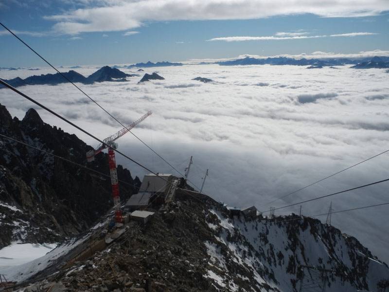 cogeis lavori - alta quota opere civili funiviarie - funivie monte bianco skyway