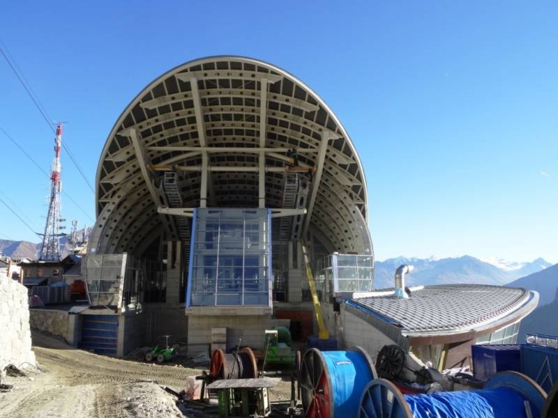 cogeis lavori - alta quota opere civili funiviarie - funivie monte bianco skyway