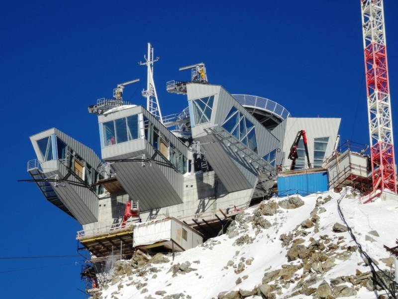 cogeis lavori - alta quota opere civili funiviarie - funivie monte bianco skyway