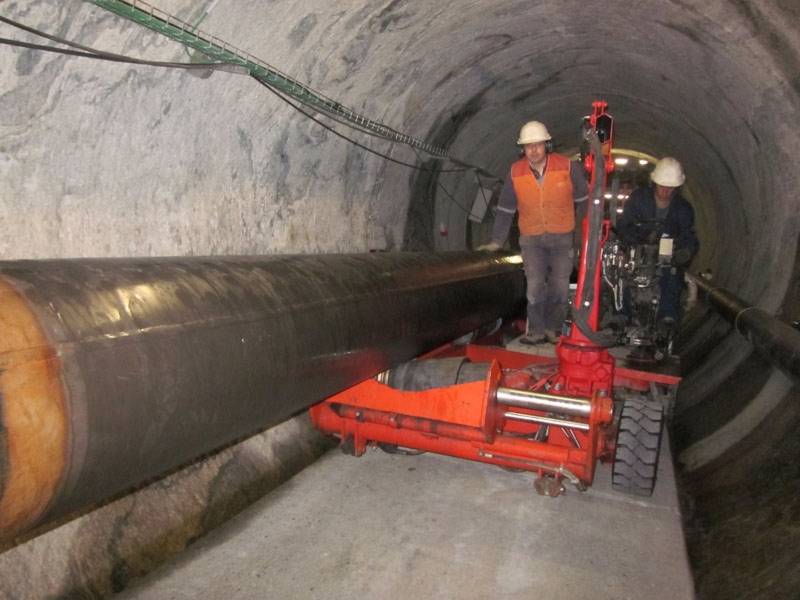 cogeis lavori - tunnelling tbm - idroelettrica les laures