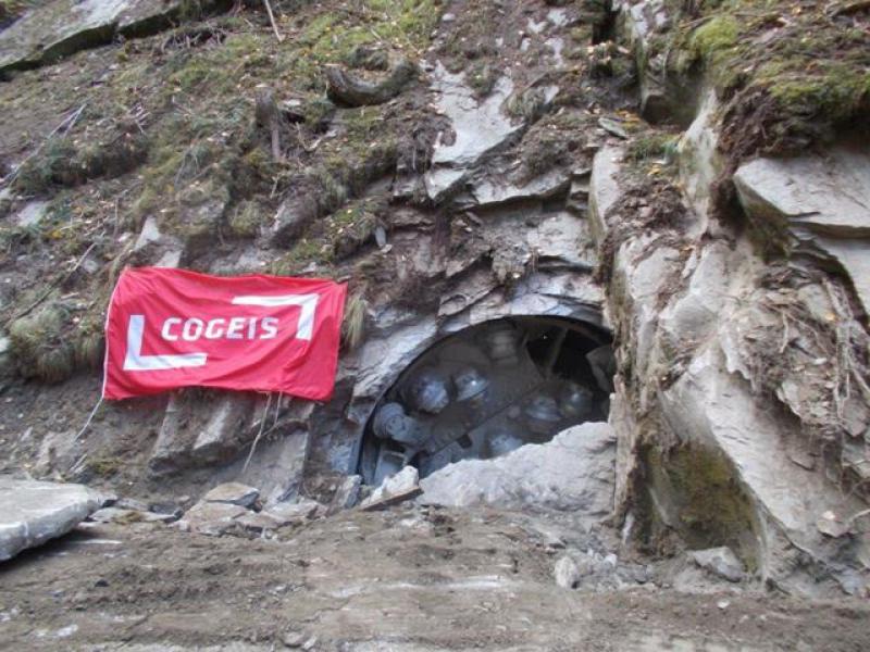 cogeis lavori - tunnelling tbm - idroelettrica arvier