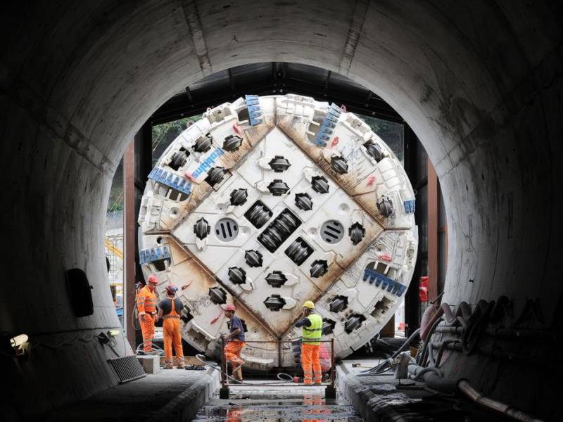 cogeis lavori - tunnelling tbm - lyon turin ferroviaire