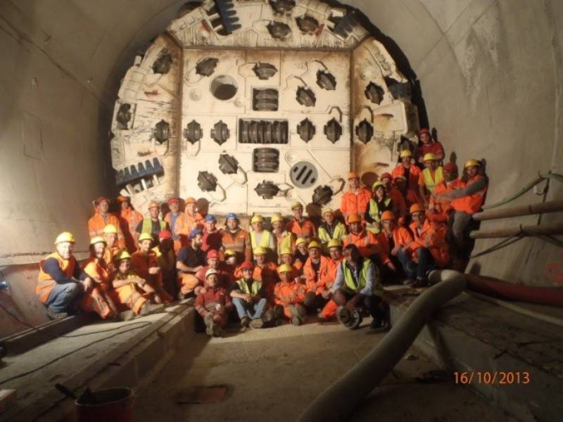 cogeis lavori - tunnelling tbm - lyon turin ferroviaire