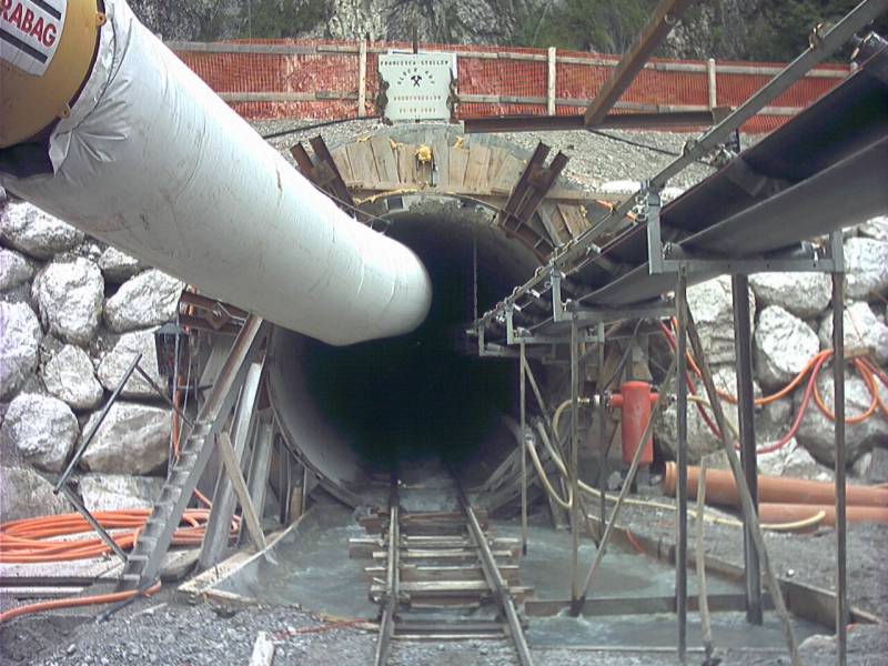 cogeis lavori - tunnelling tbm - snam spa - gallerie chiavals e masereit