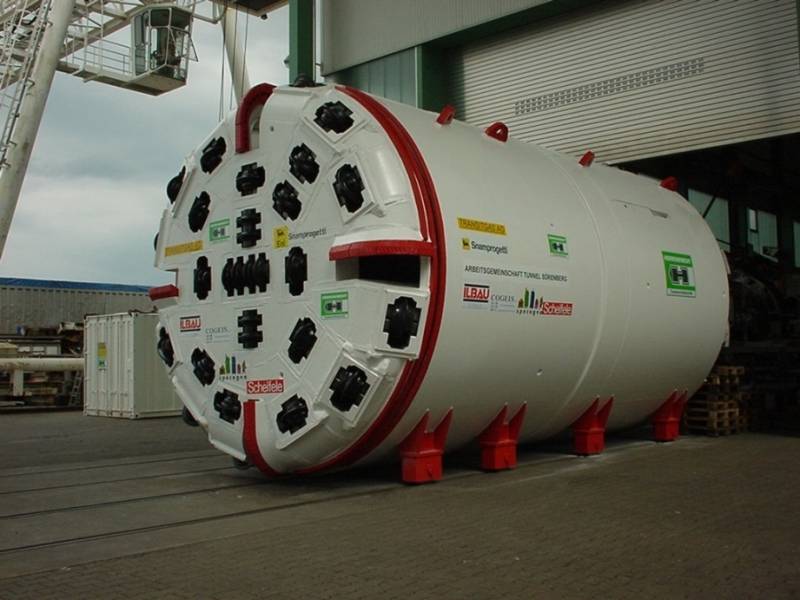 cogeis lavori - tunnelling tbm - transitgas ag - tunnel soerenberg