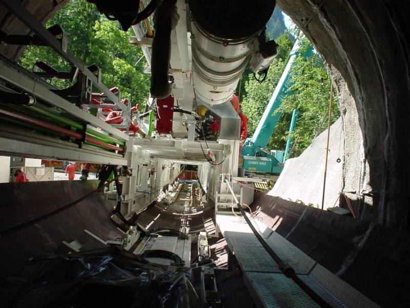 cogeis lavori - tunnelling tbm - transitgas ag - tunnel soerenberg